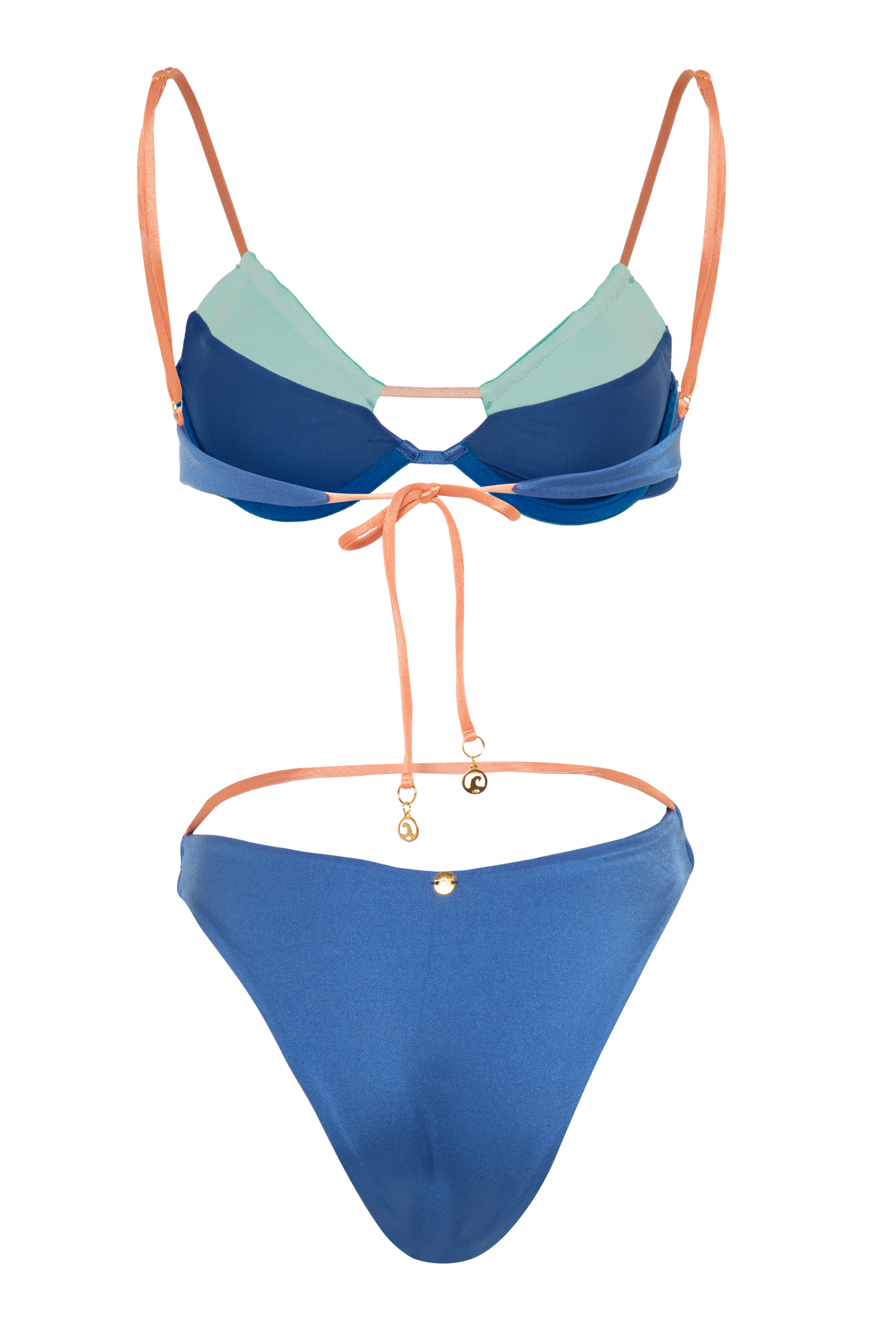Valerie Marine Bikini Set (Top & Bottom)