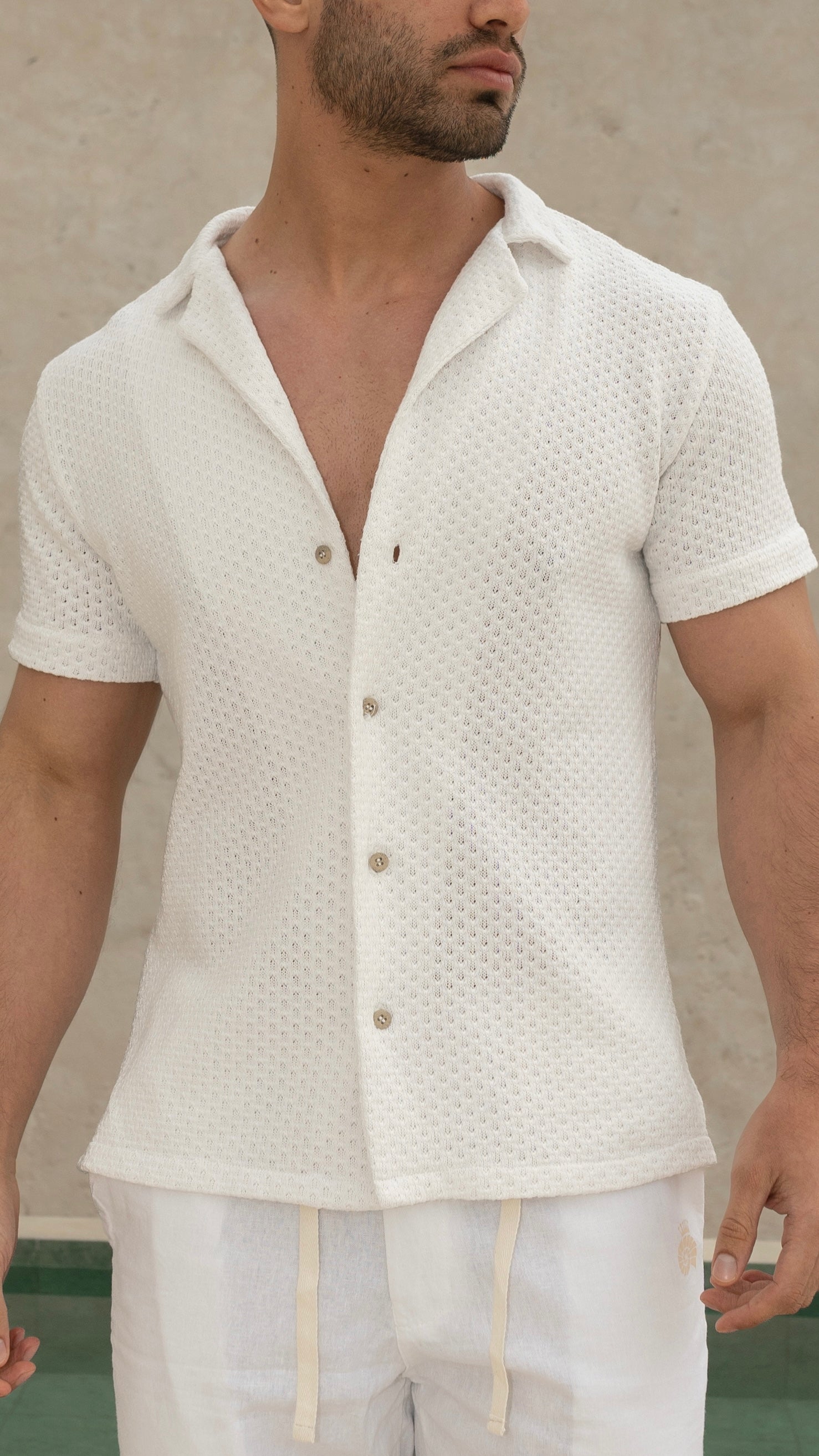 Sandro / Camisa Botón/ 💯 Cotton / Tejido