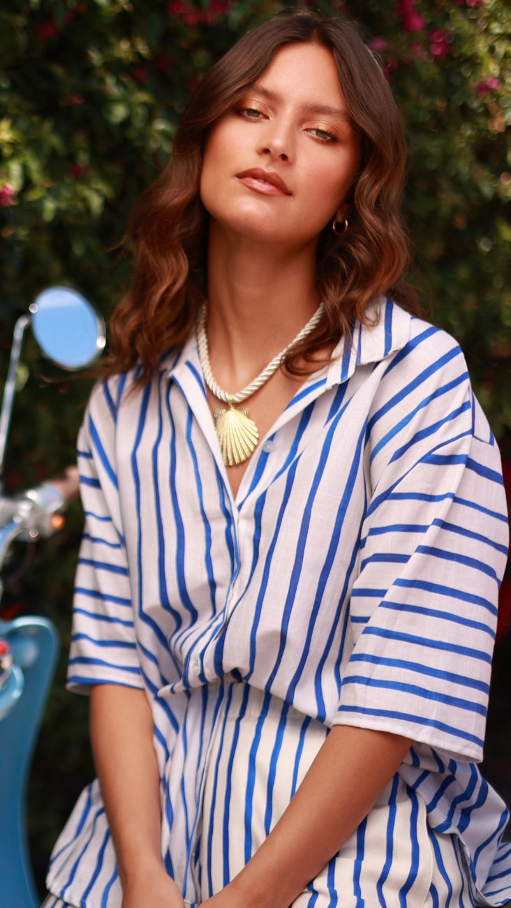 Maria Set (Blusa / Pantalón) / Lino