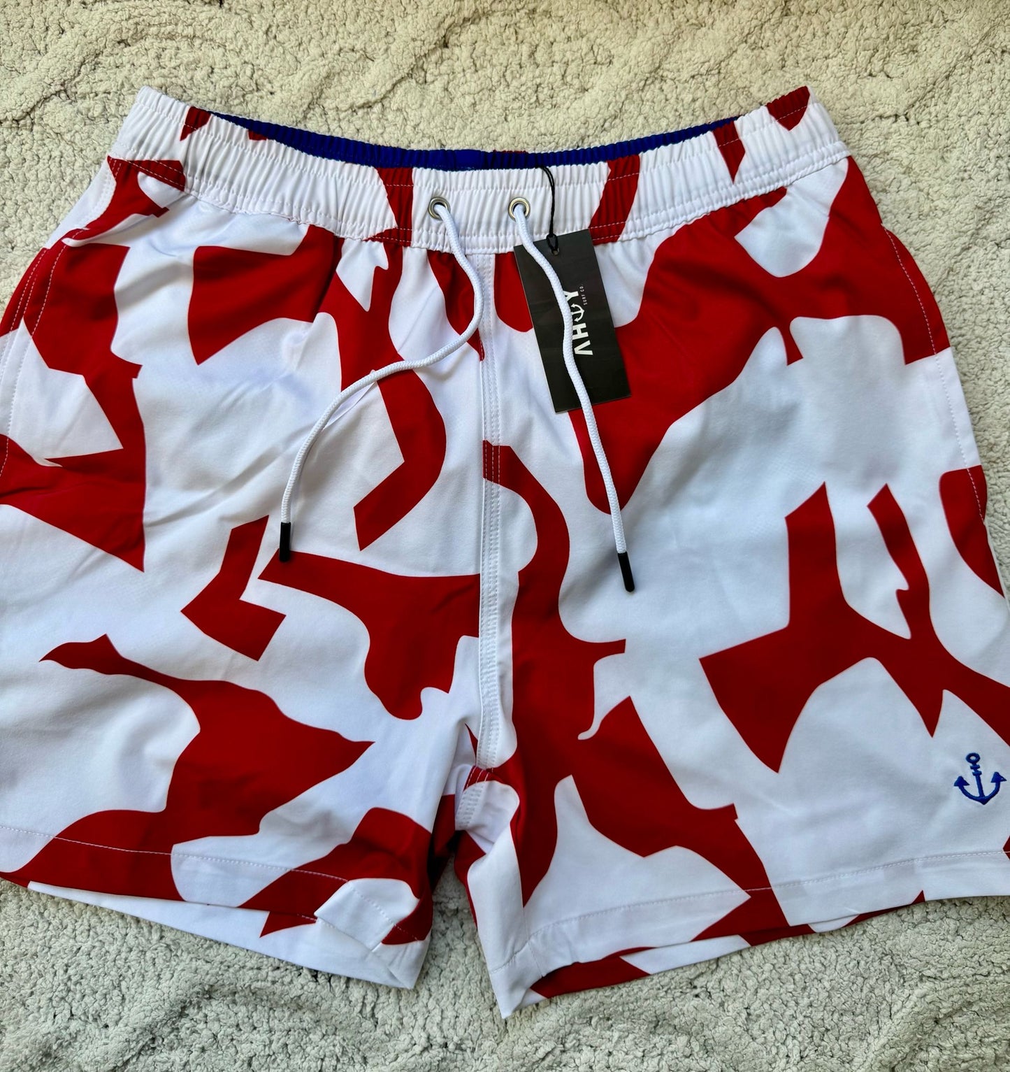 David Swim Short / Slim Fit / Spandex- NEW!