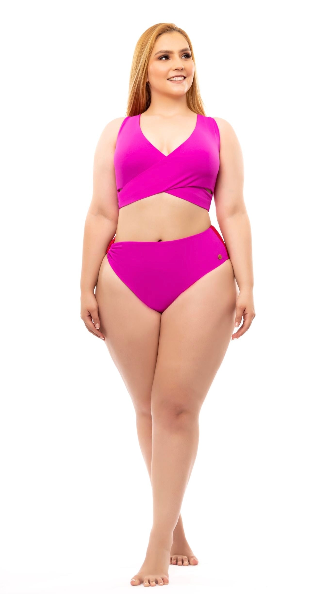 Diva High Waisted Bikini Set / Tummy Control- Plus Size (2XL)