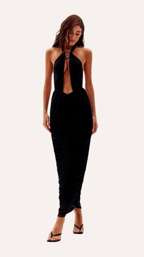 Tulum Black Dress