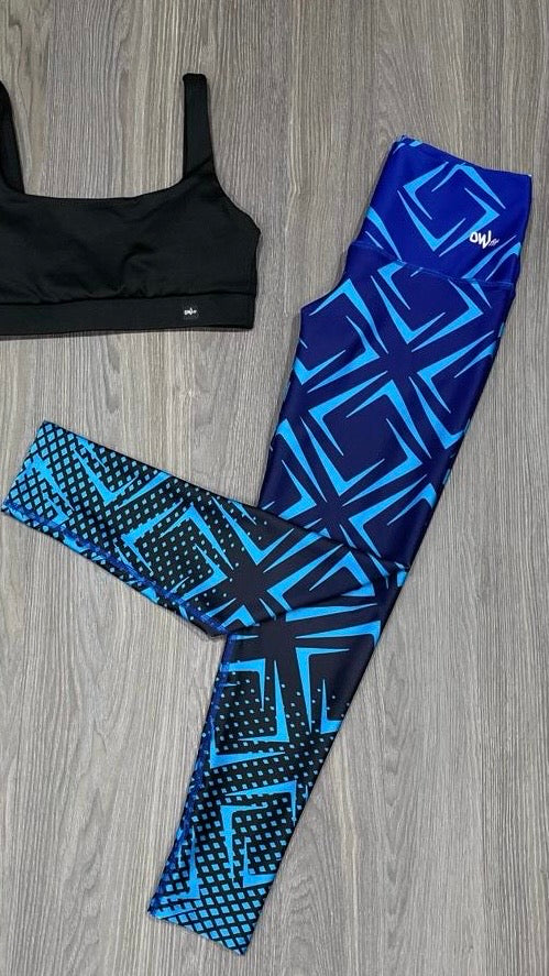 Blue Spider- OWfit High Waisted Legging