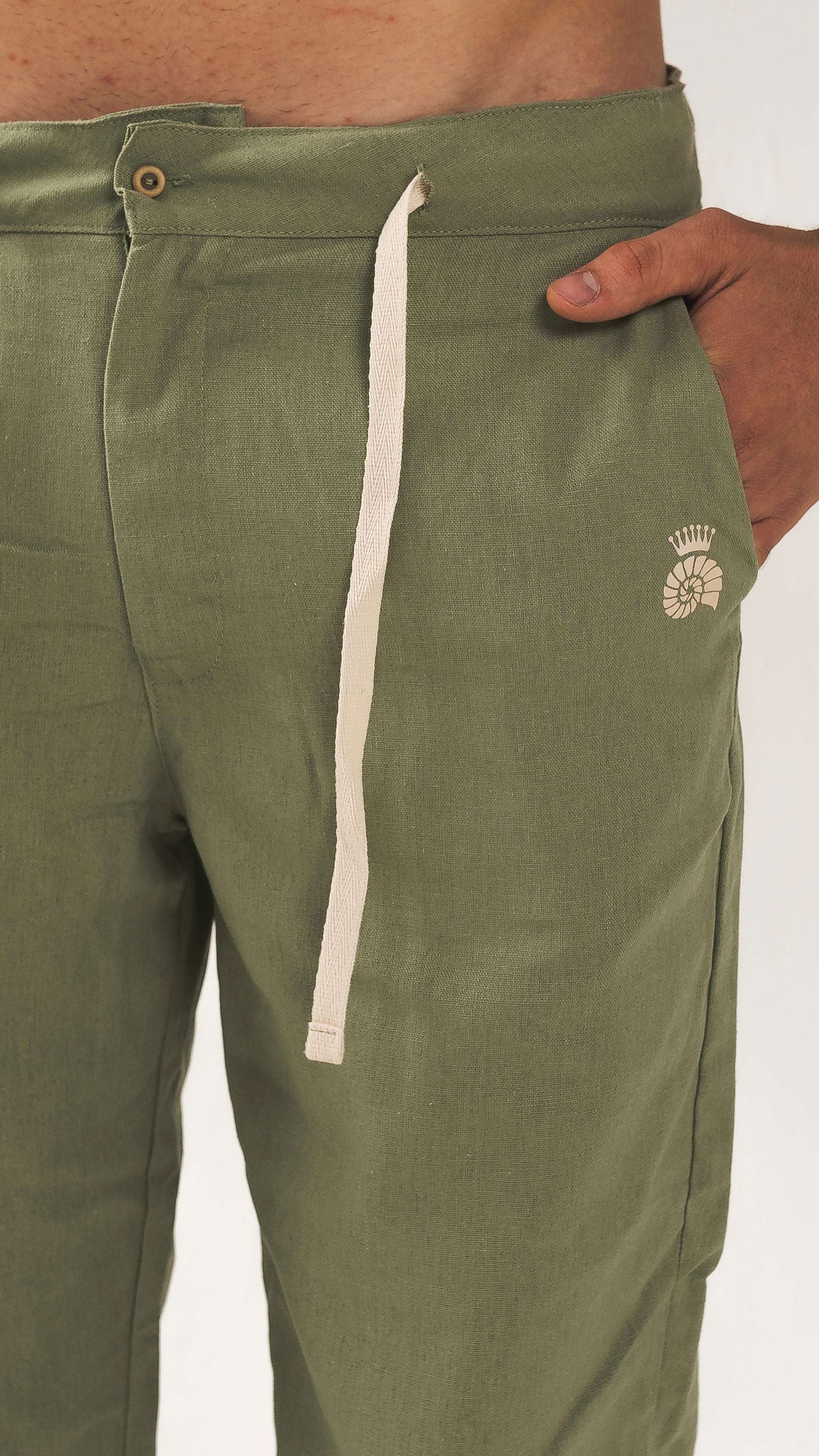 Sage Long Pants / 💯 Lino / Green