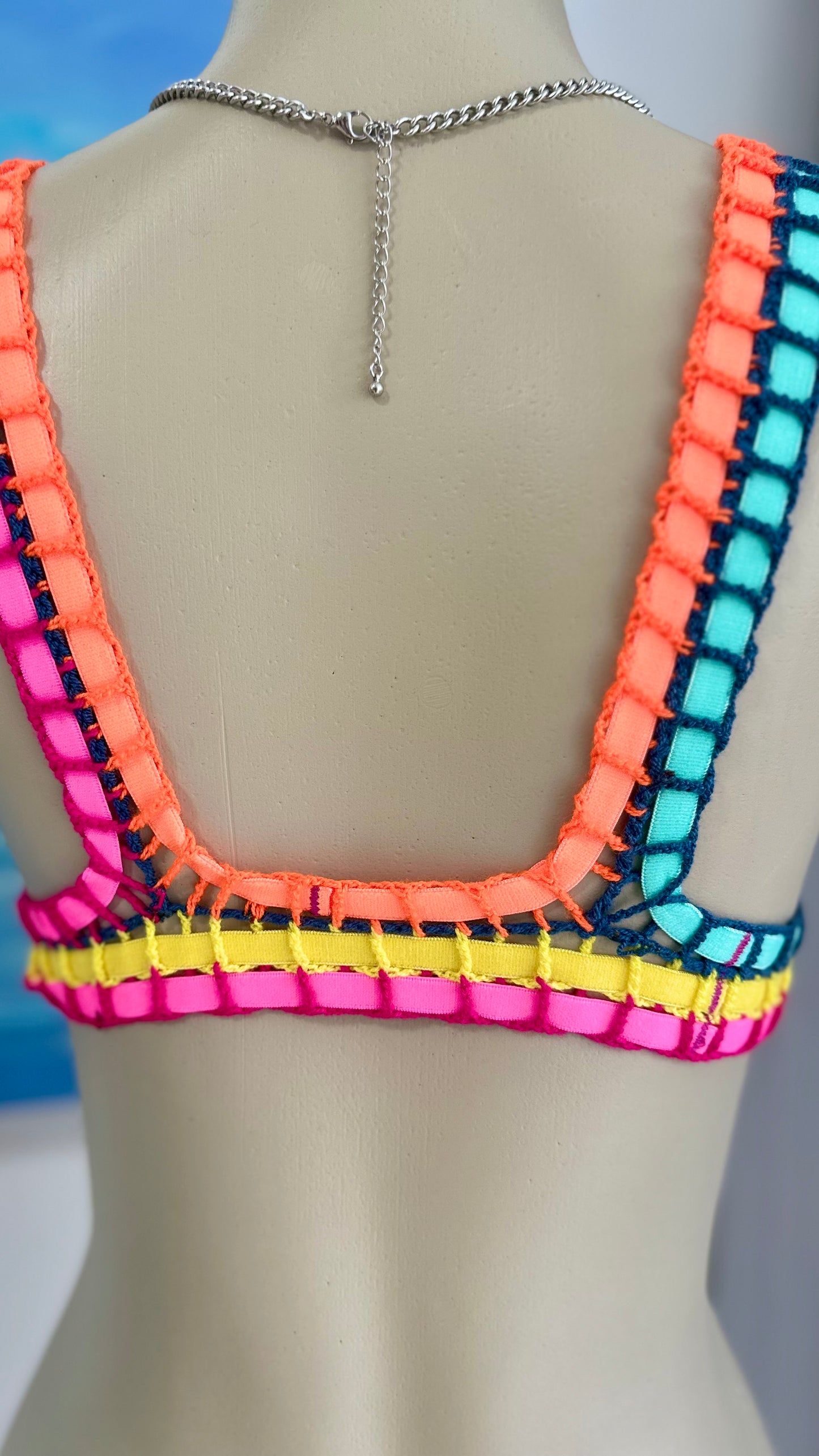 Candy Bikini Set / Reversible Handmade Swimsuit