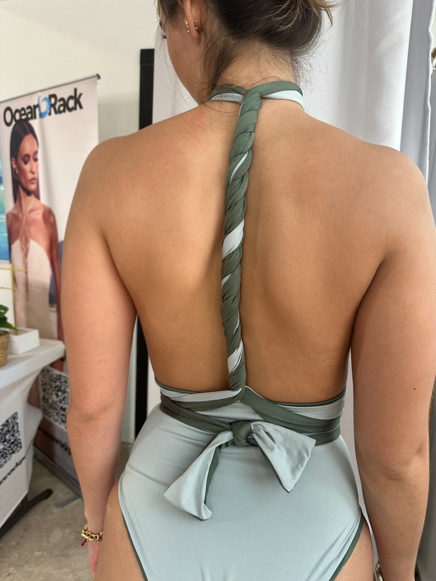 Olive Onepiece Swimsuit / Multiformas