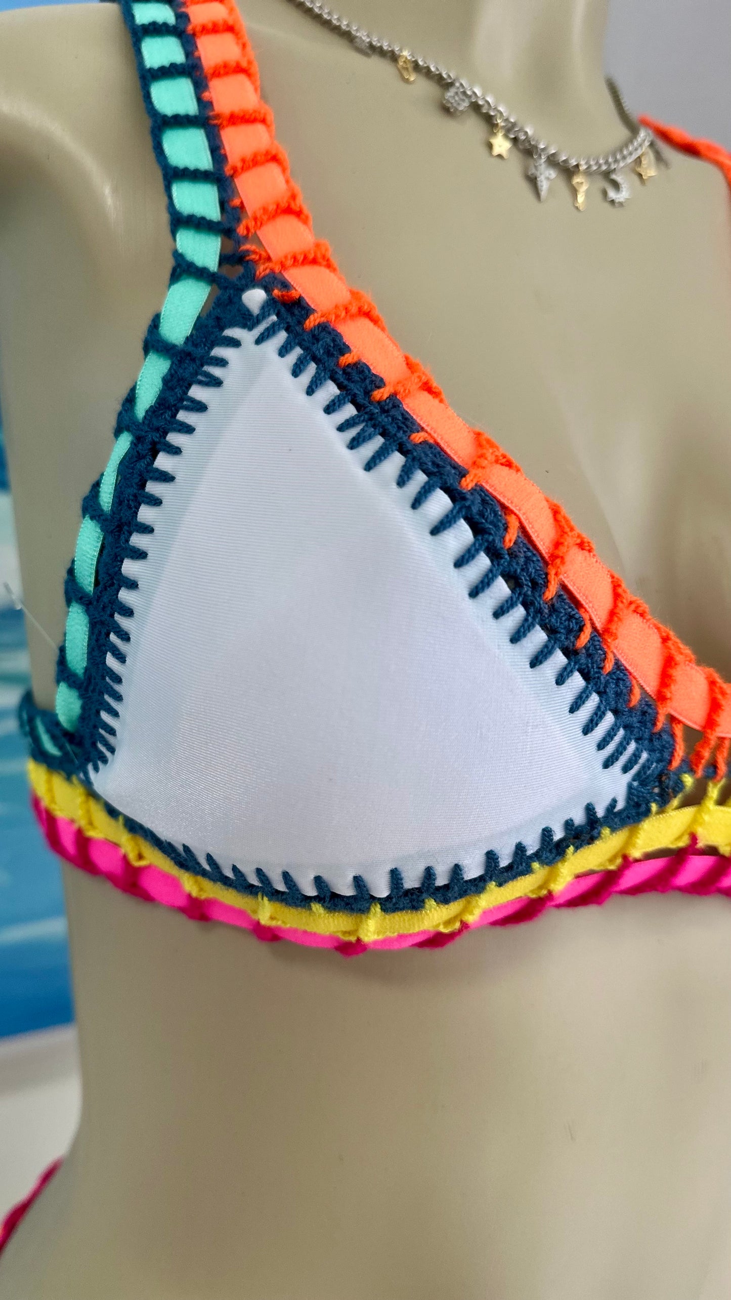 Candy Bikini Set / Reversible Handmade Swimsuit