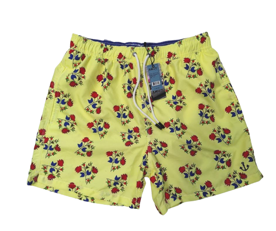 Sauce Swim Short Slim Fit, Floral