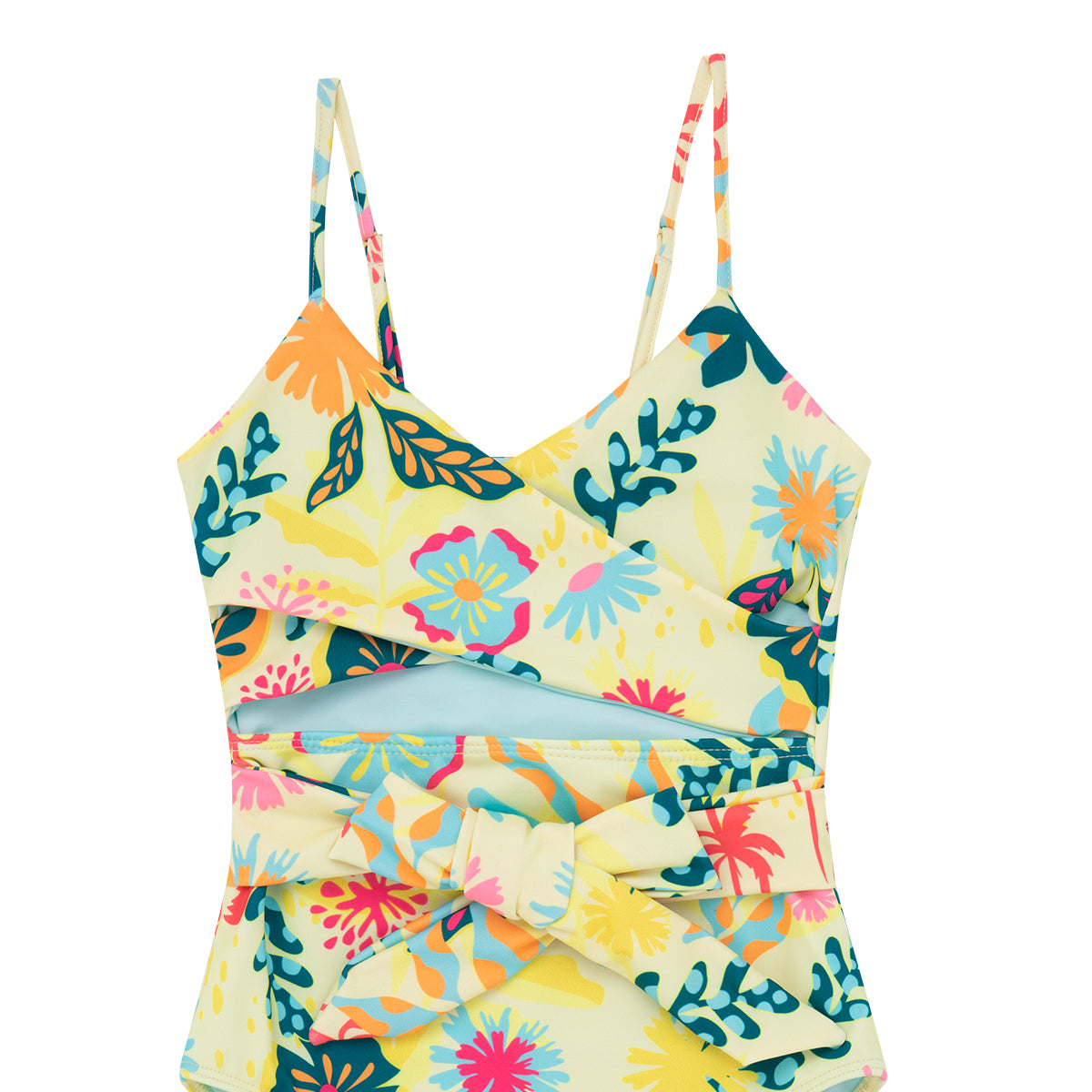 Cate One piece Swimsuit, Girls, Reversible Floral – Ocean Rack