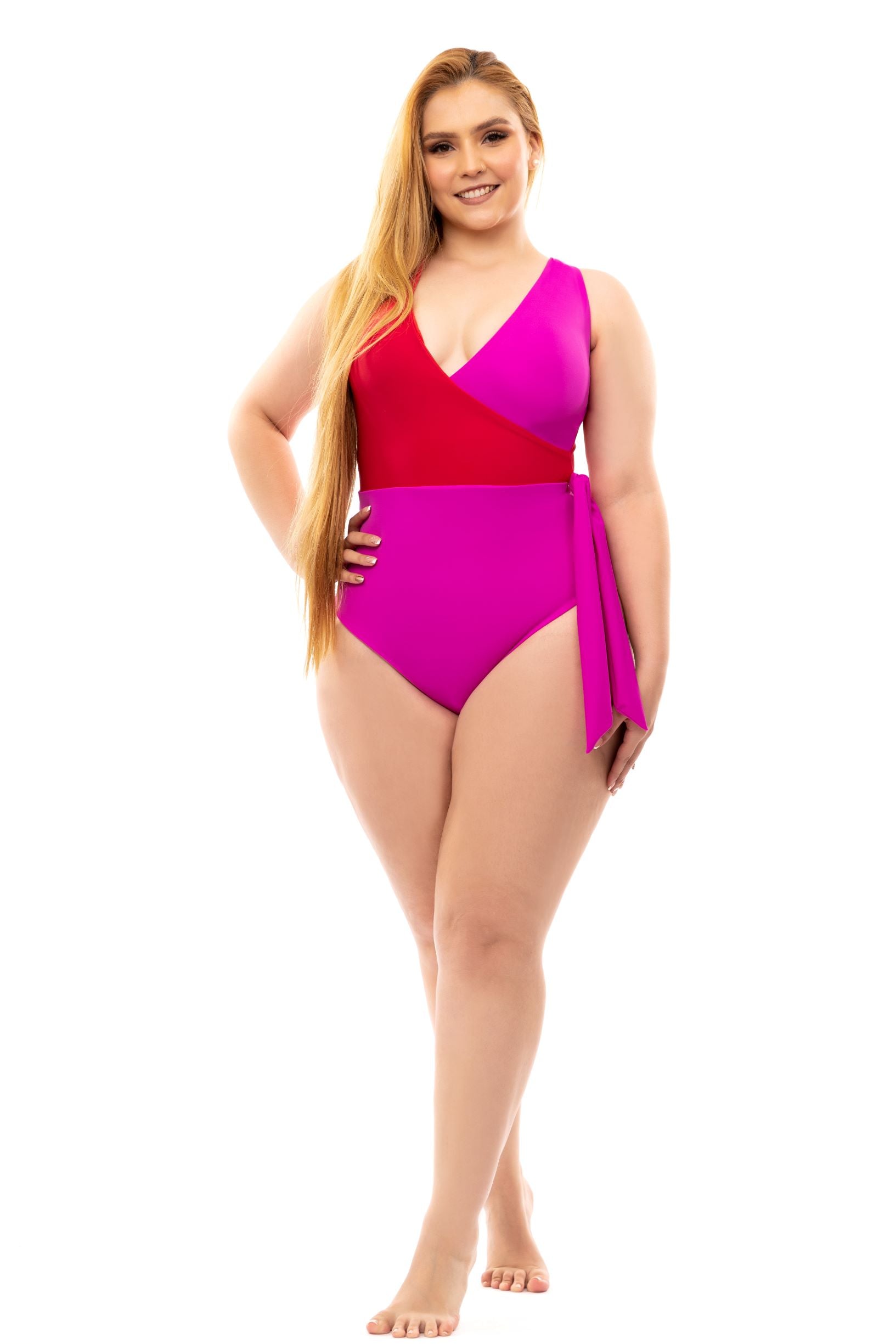 Rubí One Piece Swimsuit / Tummy Control / Push up / 2XL