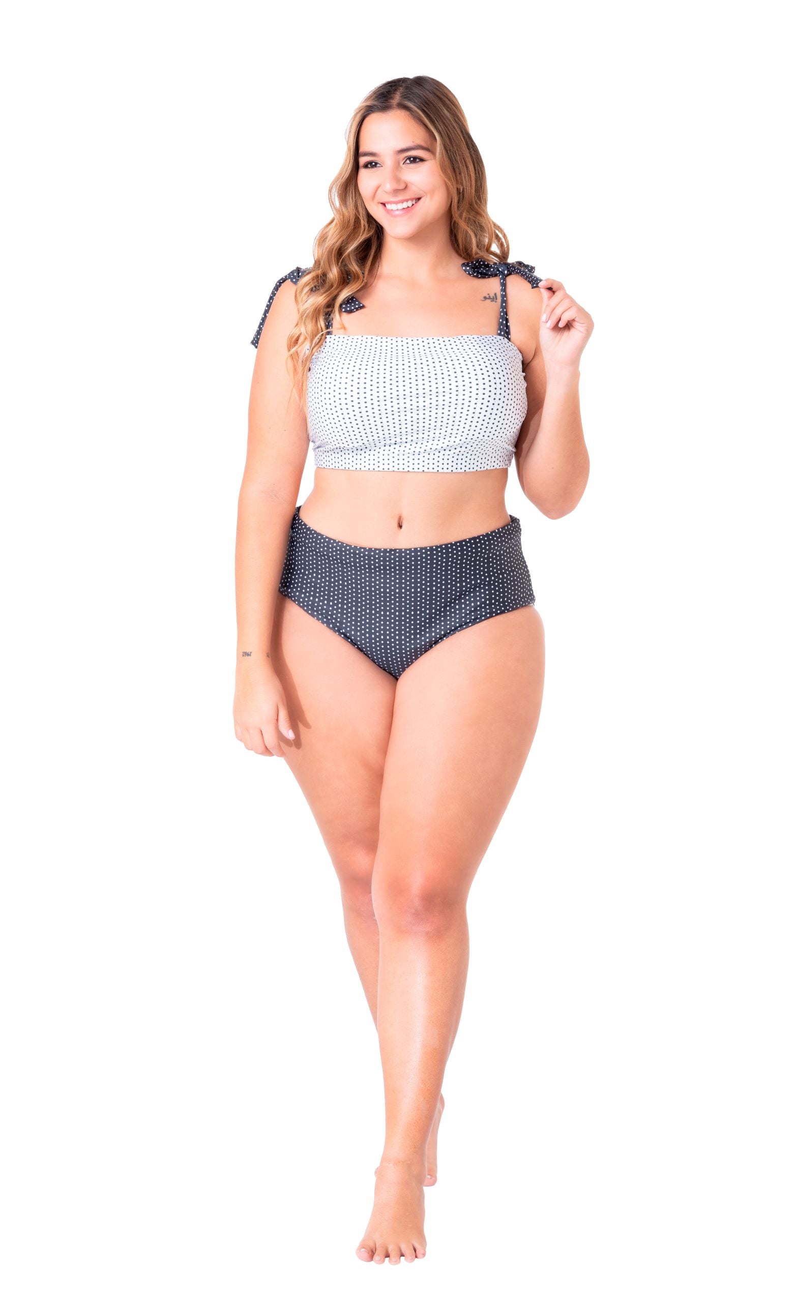 Lady High Waisted Bikini, Tummy Control Plus Size, 3XL